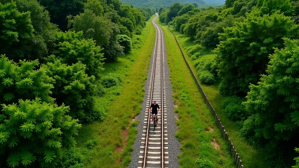 Ruta guiada por vía ferroviaria histórica